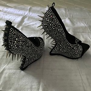 Bettie Page Spiked Heels Size 7